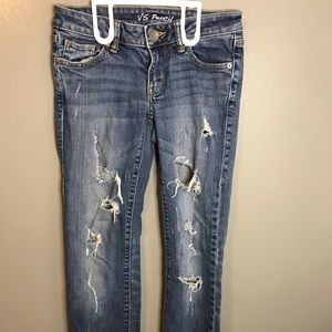 VS PENCIL RIPPED SKINNY